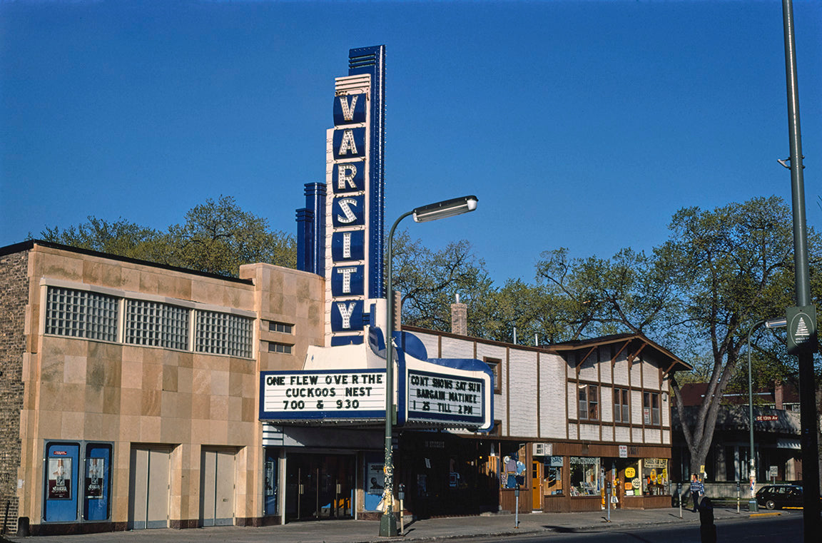 Varsity Theatre in Dinkytown, Minneapolis, Minnesota 1976 Print