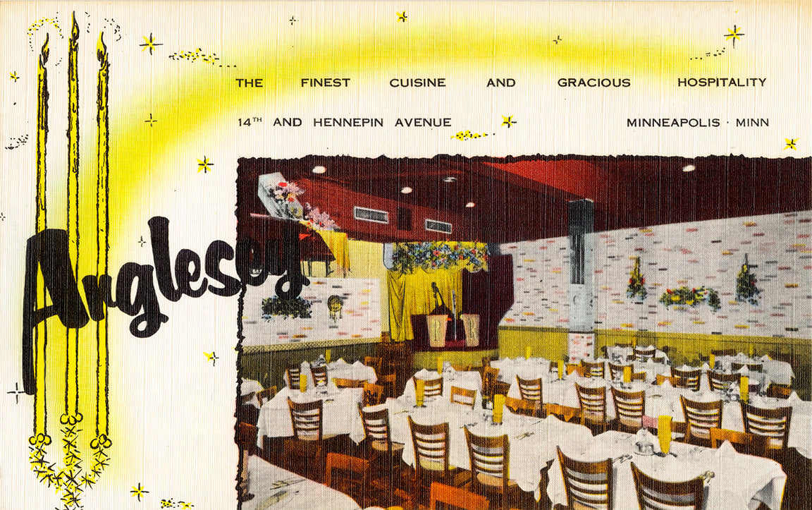 Anglesey Restaurant, Minneapolis, Minnesota, 1930s Print