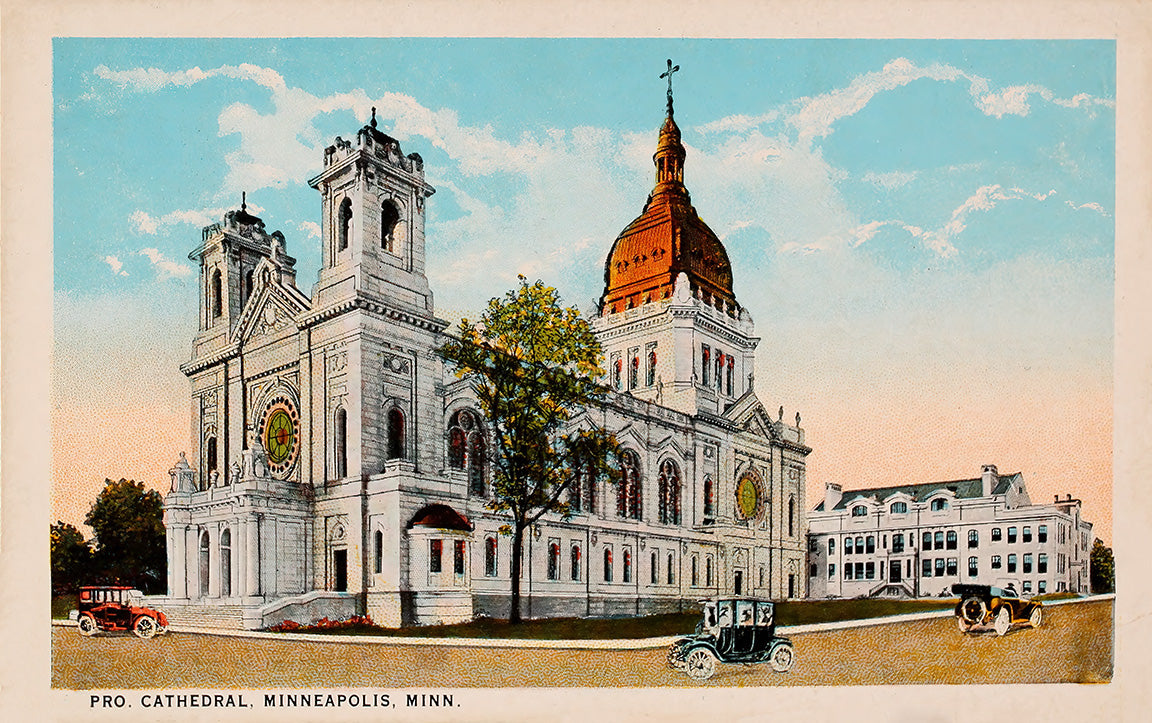 Basilica, Minneapolis, Minnesota, 1920s Print