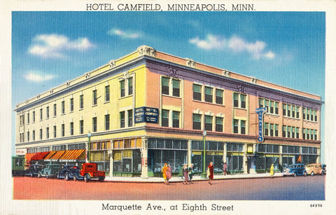 Hotel Camfield, Minneapolis, Minnesota, 1930s Print