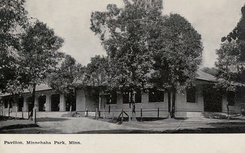 Pavilion, Minnehaha Park, Minneapolis, Minnesota, 1915 Print