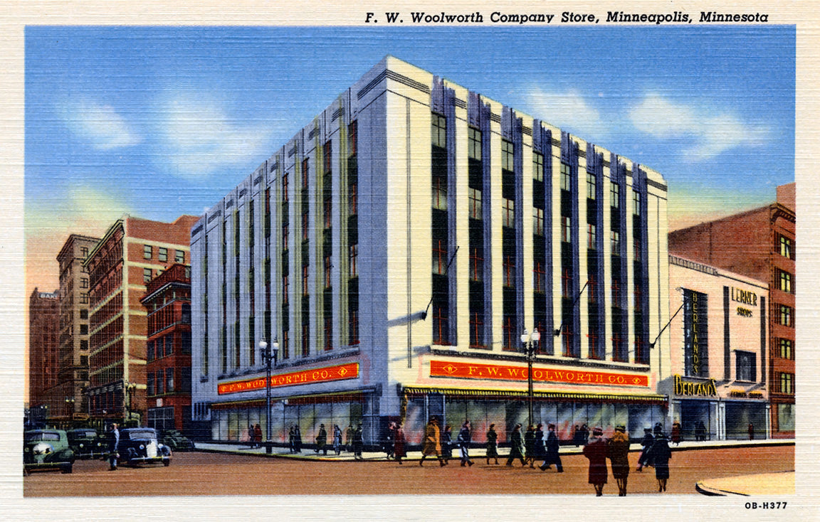 F. W. Woolworth Store, Minneapolis, Minnesota, 1940 Print