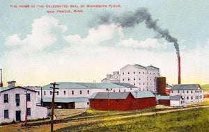 Flour Mill, New Prague, Minnesota, 1908 Print