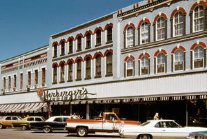 Herbergers Department Store on Minnesota Street in New Ulm, Minnesota Print