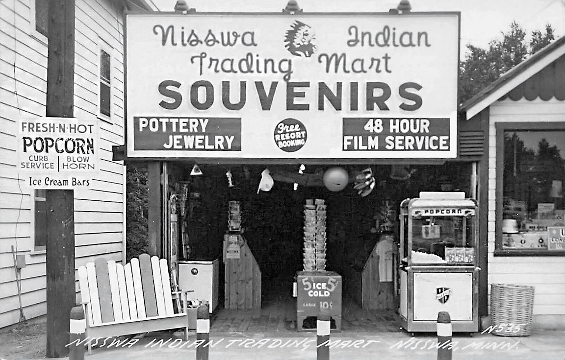 Nisswa Trading Post, Nisswa, Minnesota, 1940s Print
