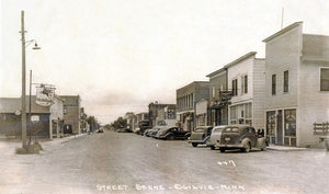 Street Scene, Ogilvie, Minnesota, 1940s Print