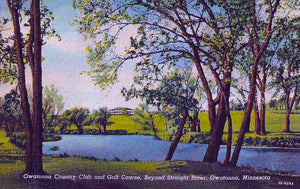 Owatonna Country Club and Golf Course, Owatonna Minnesota 1910s Postcard Reproduction