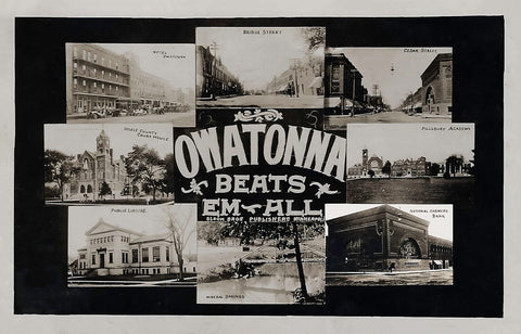 Multiple views, Owatonna, Minnesota, 1909 Print