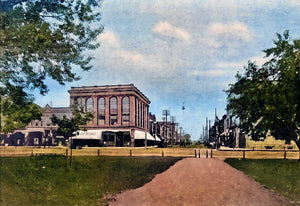 South Cedar Street, Owatonna Minnesota 1908 Postcard Reproduction