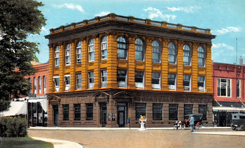 Security State Bank, Owatonna Minnesota 1910s Postcard Reproduction