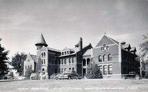 Main Building at the State School in Owatonna Minnesota 1950s Postcard Reproduction
