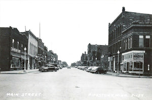 Main Street, Pipestone, Minnesota, 1940s Print