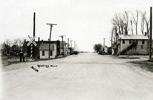 Main Street, Reading, Minnesota, 1920s Postcard Reproduction