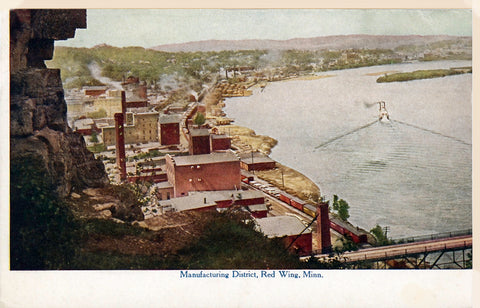 Red Wing Minnesota 1910s Postcard Reproduction