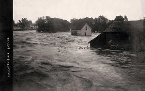 Flood, Rochester, Minnesota, June 23, 1908 Print