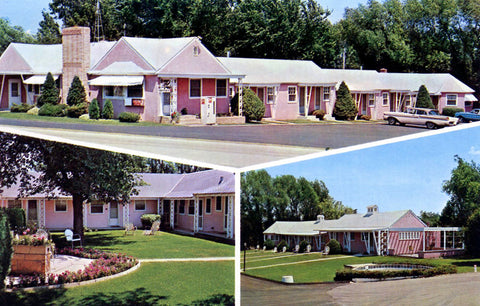 Jameson's Town & Country Motel, Rochester, Minnesota, 1960s Postcard Reproduction