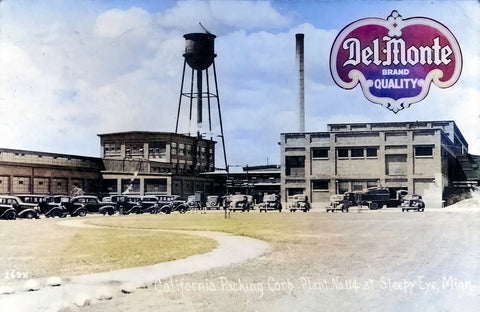 Del Monte Packing Plant, Sleepy Eye, Minnesota, 1930s Postcard Reproduction