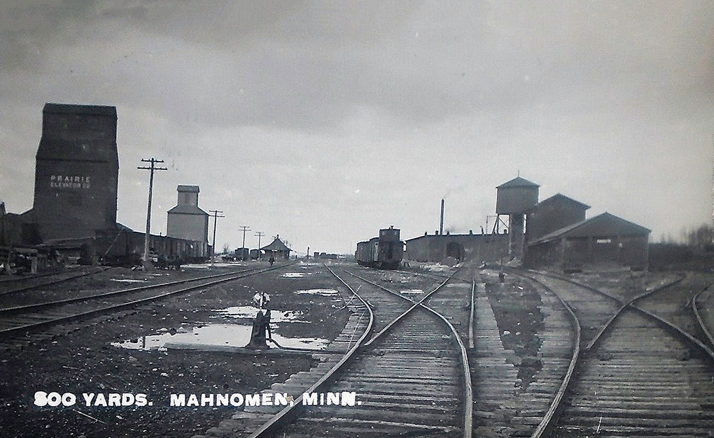 Soo Line Yards Mahnomen Minnesota 1910s Postcard Reproduction