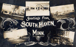 Greetings from South Haven, Minnesota 1912 Print
