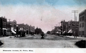 Minnesota Avenue, St. Peter, Minnesota, 1910s Print
