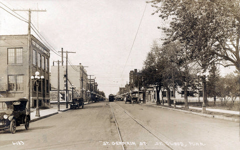 St. Germain Street, St. Cloud, Minnesota, 1920s Postcard Reproduction