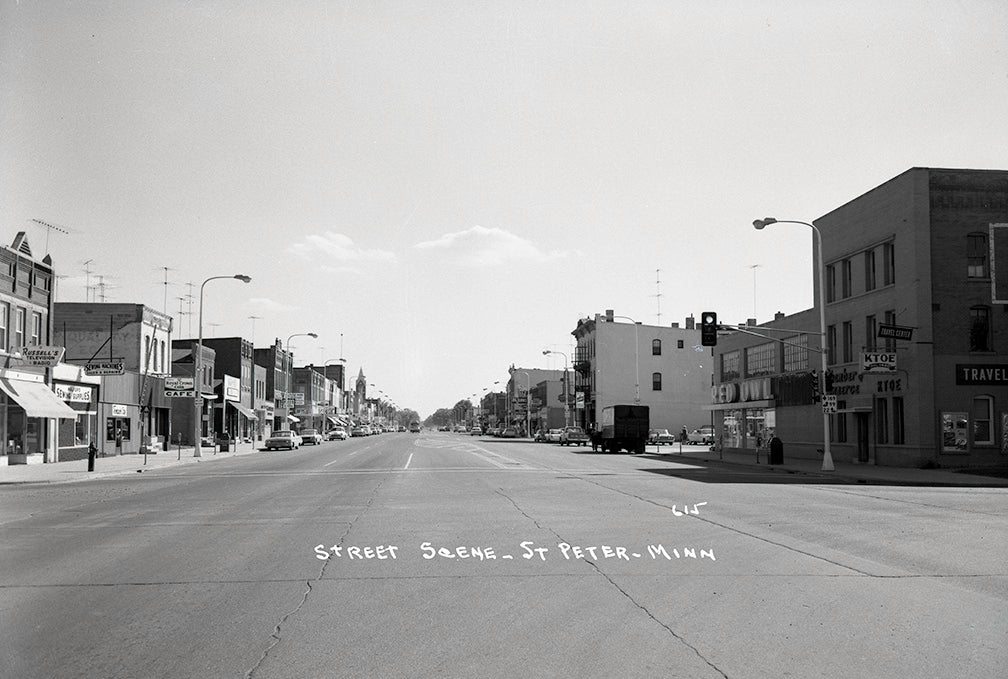 Street Scene, St. Peter, Minnesota, 1960s Print