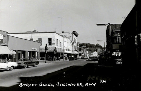 Street scene, Stillwater, Minnesota, 1970s Print