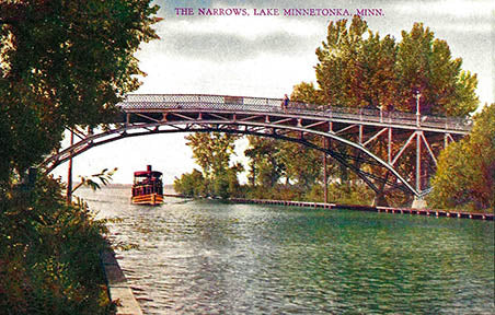 The Narrows at Lake Minnetonka Vintage Postcard Reproduction