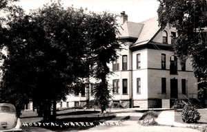Hospital in Warren Minnesota 1930s Postcard Reproduction