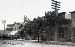 Second Street, Watson, Minnesota, 1910s Print