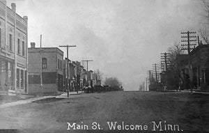 Main Street, Welcome, Minnesota, 1907 Print