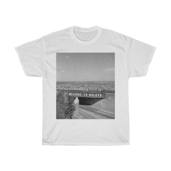 Highway 61 Revisited - Entering Duluth, Minnesota, 1941 Unisex Heavy Cotton Tee