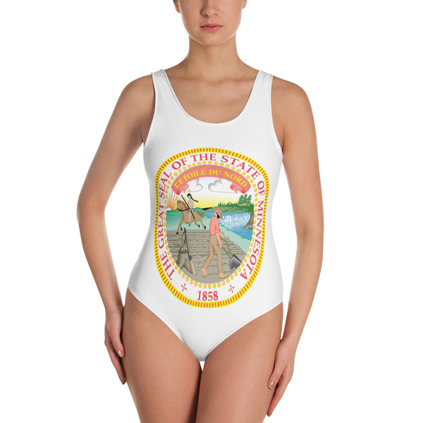 Minnesota State Seal One-Piece Swimsuit
