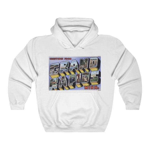 1948 Greetings from Grand Rapids Minnesota Postcard Unisex Heavy Blend™ Hooded Sweatshirt