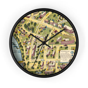 1935 Cartograph of the University of Minnesota Wall clock