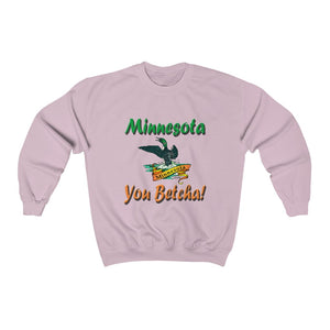 Minnesota You Betcha Loon Unisex Heavy Blend™ Crewneck Sweatshirt
