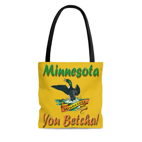 Minnesota You Betcha Loon Tote Bag