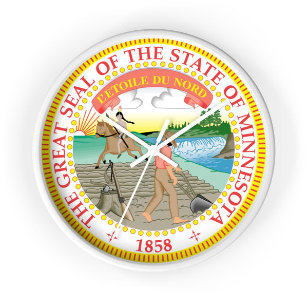 Minnesota State Seal Wall clock