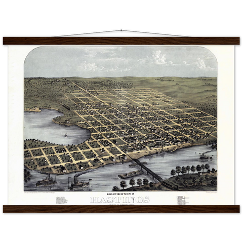 Historic Map - St. Paul, MN - 1867