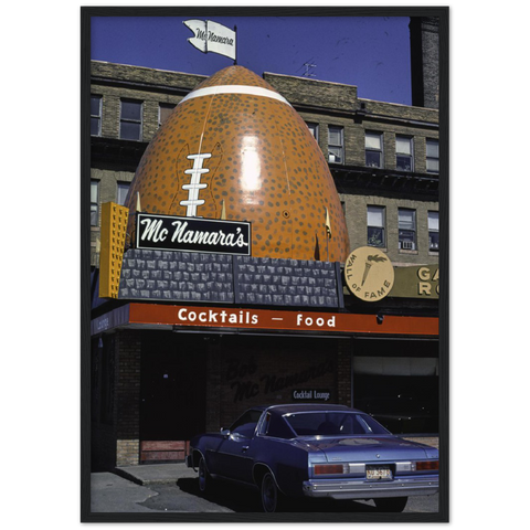 McNamara's Bar, Minneapolis Minnesota 1976 Classic Semi-Glossy Paper Wooden Framed Poster