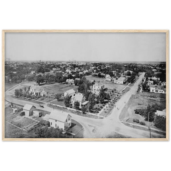 City of St. Cloud, Minnesota, 1902, Classic Semi-Glossy Paper Wooden Framed Poster
