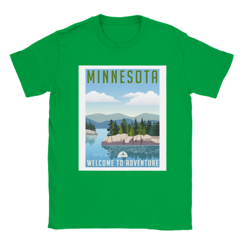 Minnesota Adventure Classic Kids Crewneck T-shirt