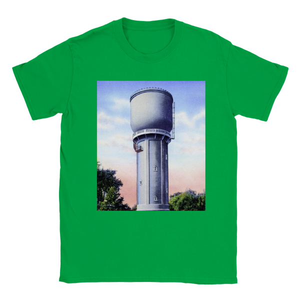 Landmark Water Tower, Brainerd, Minnesota, 1938 Classic Kids Crewneck T-shirt