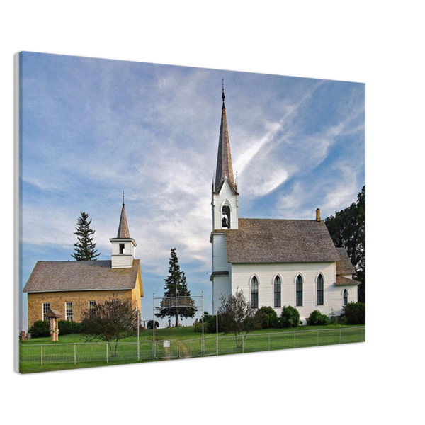 Valley Grove Lutheran Churches Canvas Print