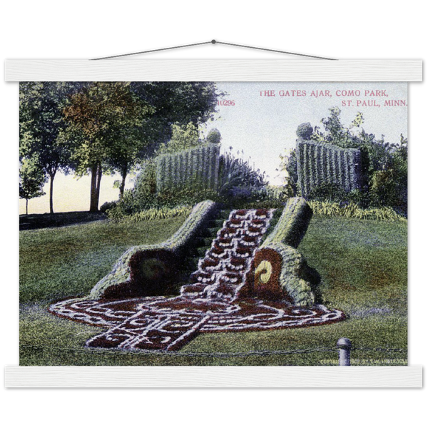 Gates Ajar at Como Park in St. Paul, Minnesota, 1908 Archival Matte Paper Poster & Hanger