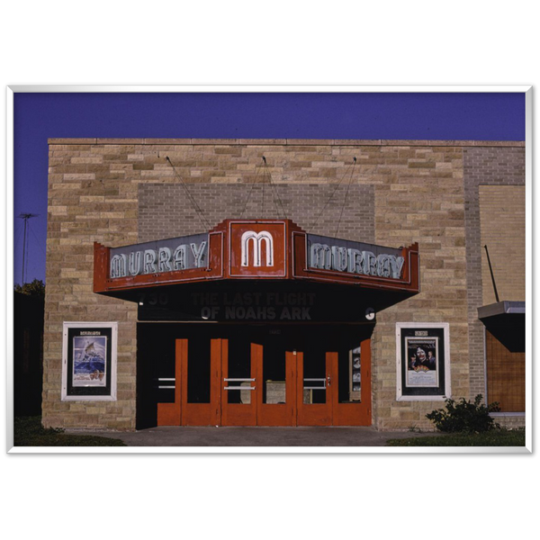 Murray Theatre in Slayton Minnesota 1980 Metal Framed Poster