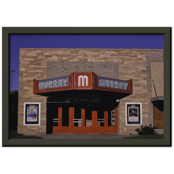 Murray Theatre in Slayton Minnesota 1980 Metal Framed Poster
